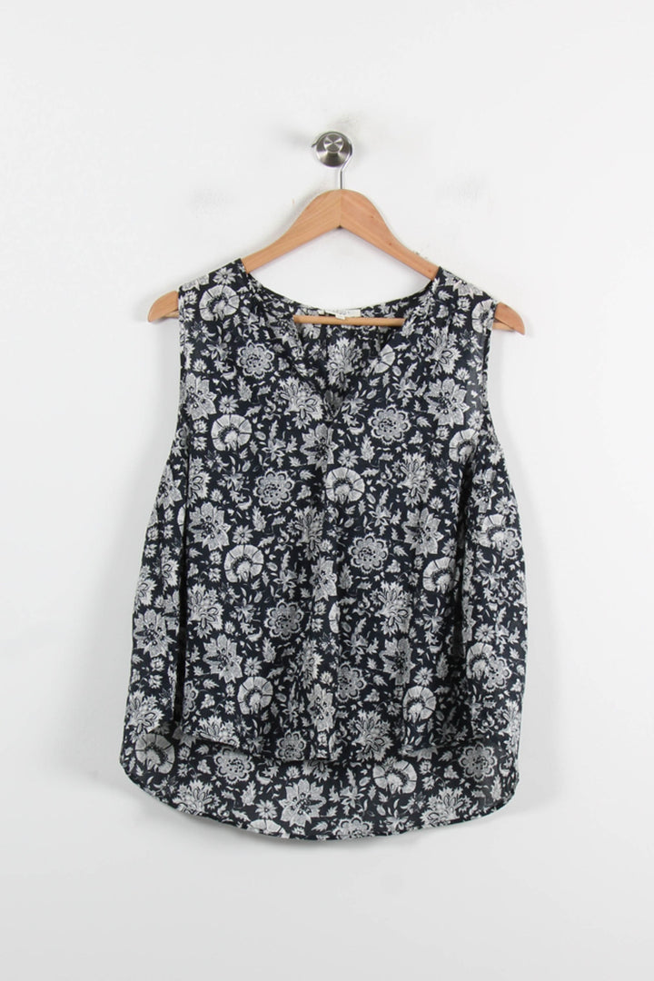 Blouse Bleu et Blanche - Taille XS/34 de la marque Caroll | PARAD73558 - Vendu par Paradigme - Image 2