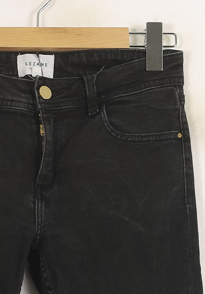 Jean Skinny Noir - Taille M/38 de la marque Sézane | PARAD73559 - Vendu par Paradigme - Image 3