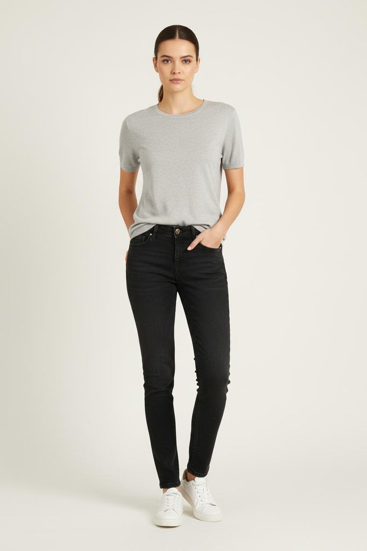 Jean Skinny Noir - Taille M/38 de la marque Sézane | PARAD73559 - Vendu par Paradigme - Image 1