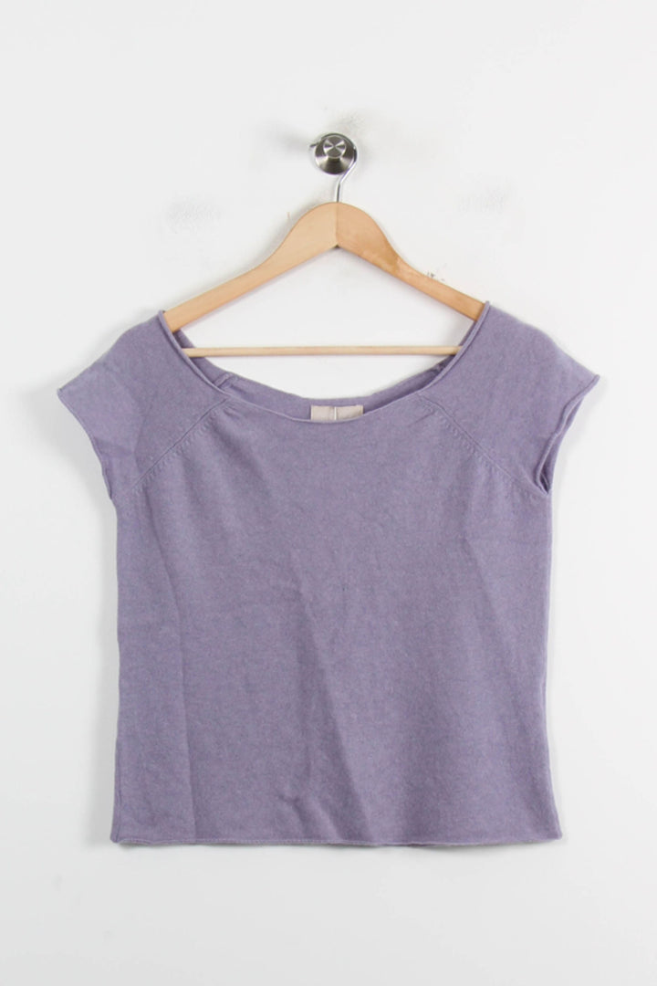 T-shirt Violet - Taille M/38 de la marque Zadig&Voltaire | PARAD73562 - Vendu par Paradigme - Image 2