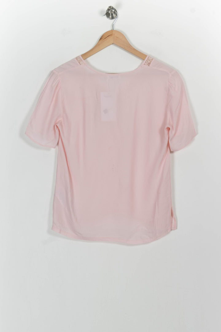Tee-shirt Rose - Taille S/36 de la marque Claudie Pierlot | PARAD73569 - Vendu par Paradigme - Image 4