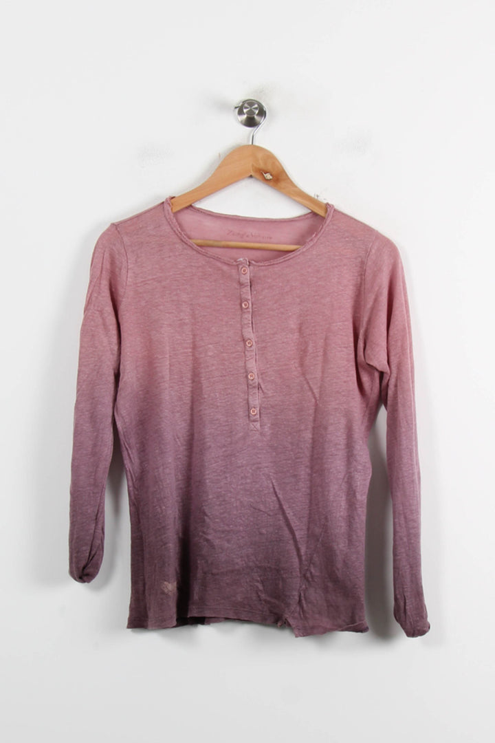 Henley Violet - Taille S/36 de la marque Zadig&Voltaire | PARAD73573 - Vendu par Paradigme - Image 2