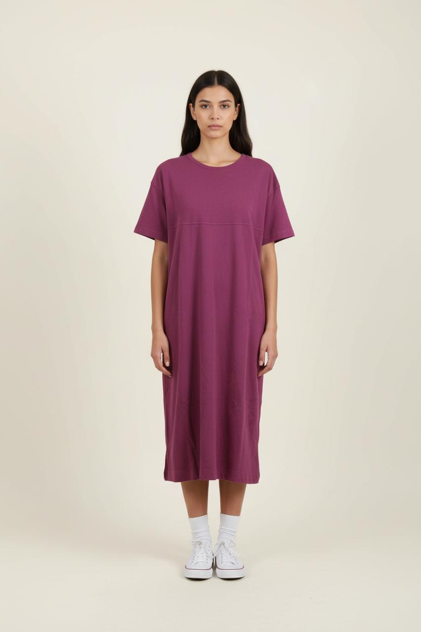 Robe T-shirt Violette - Taille T.U. de la marque American Vintage | PARAD73574 - Vendu par Paradigme - Image 1