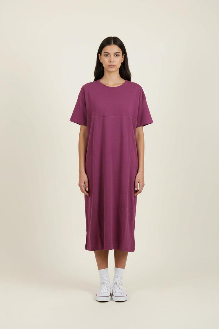 Robe T-shirt Violette - Taille T.U. de la marque American Vintage | PARAD73574 - Vendu par Paradigme - Image 1