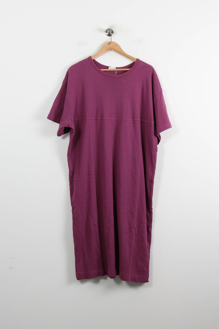 Robe T-shirt Violette - Taille T.U. de la marque American Vintage | PARAD73574 - Vendu par Paradigme - Image 2
