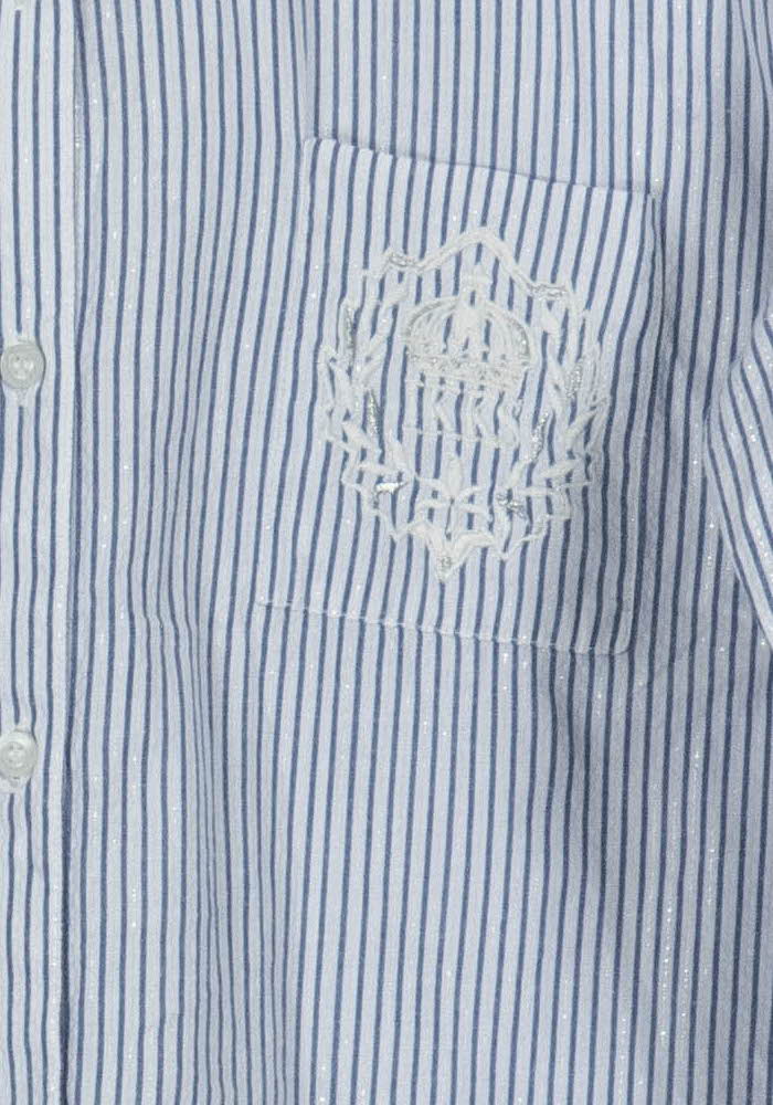 Chemise Rayée Bleue et Blanche - Taille XL/42 de la marque IKKS | PARAD73576 - Vendu par Paradigme - Image 3