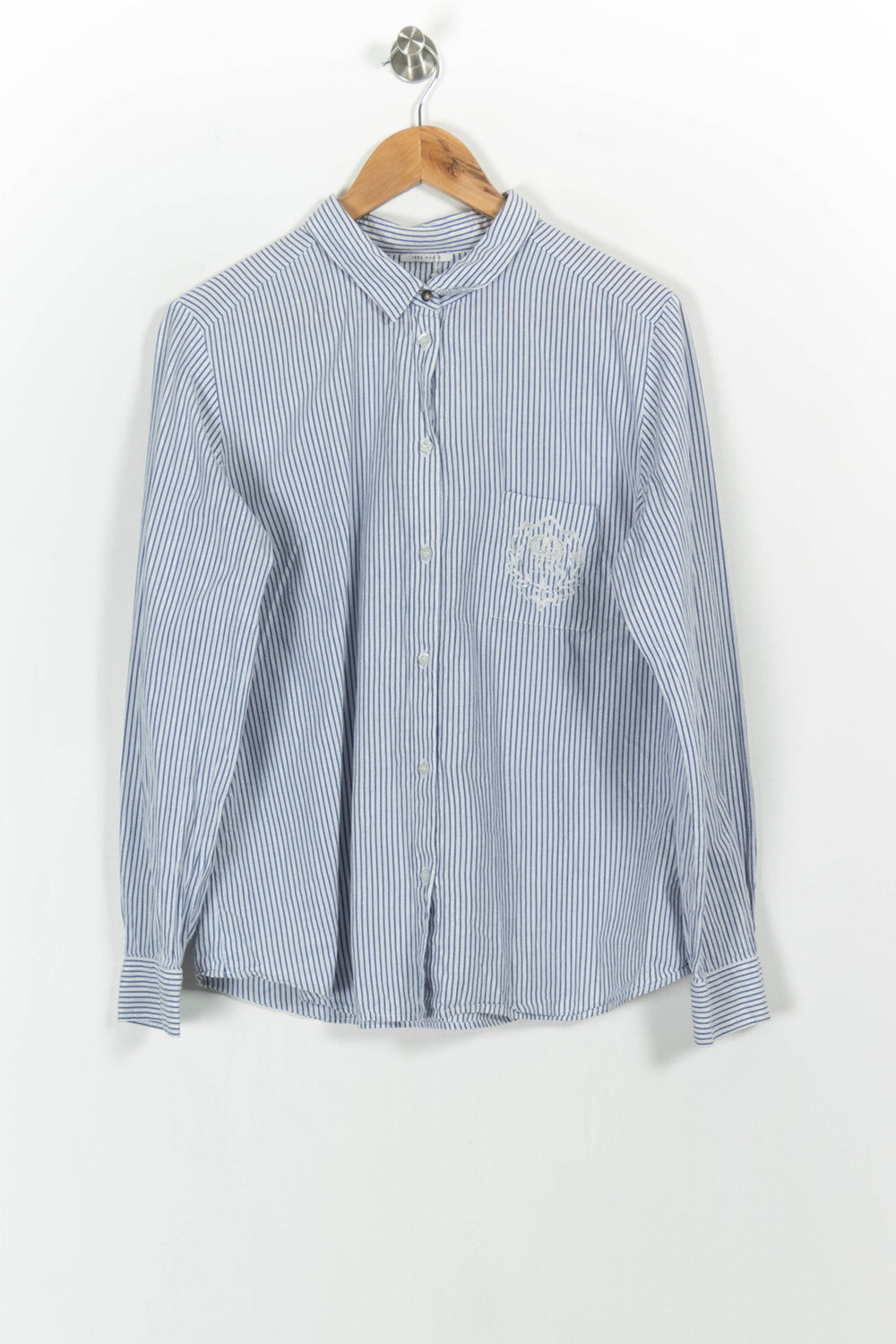 Chemise Rayée Bleue et Blanche - Taille XL/42 de la marque IKKS | PARAD73576 - Vendu par Paradigme - Image 2