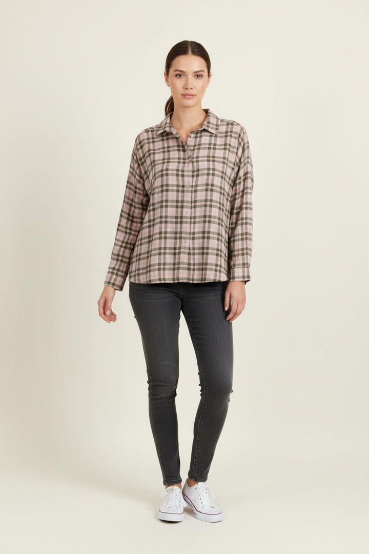 Chemise À Carreaux Rose et Verte - Taille M/38 de la marque Grace & Mila | PARAD73579 - Vendu par Paradigme - Image 1