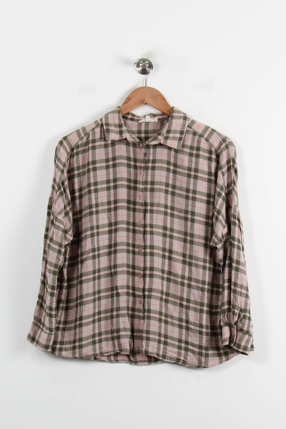 Chemise À Carreaux Rose et Verte - Taille M/38 de la marque Grace & Mila | PARAD73579 - Vendu par Paradigme - Image 2