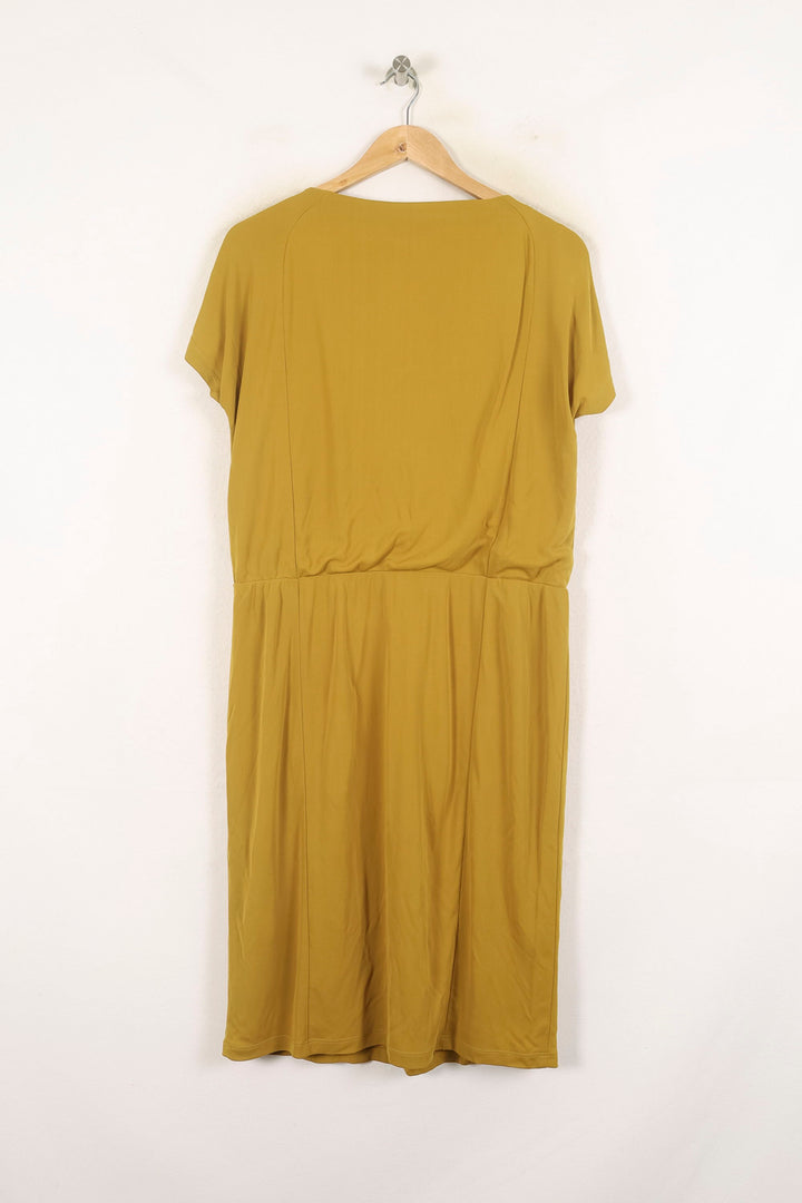Robe Longue Jaune - Taille M/38 de la marque Marina Rinaldi | PARAD73581 - Vendu par Paradigme - Image 4