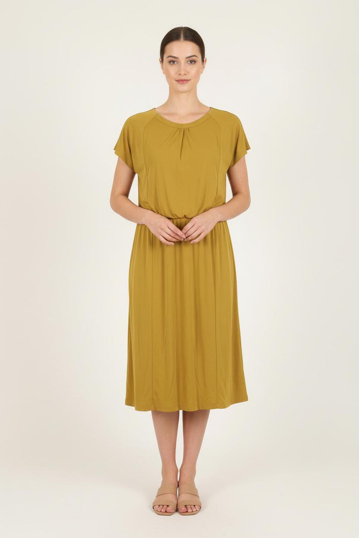 Robe Longue Jaune - Taille M/38 de la marque Marina Rinaldi | PARAD73581 - Vendu par Paradigme - Image 1