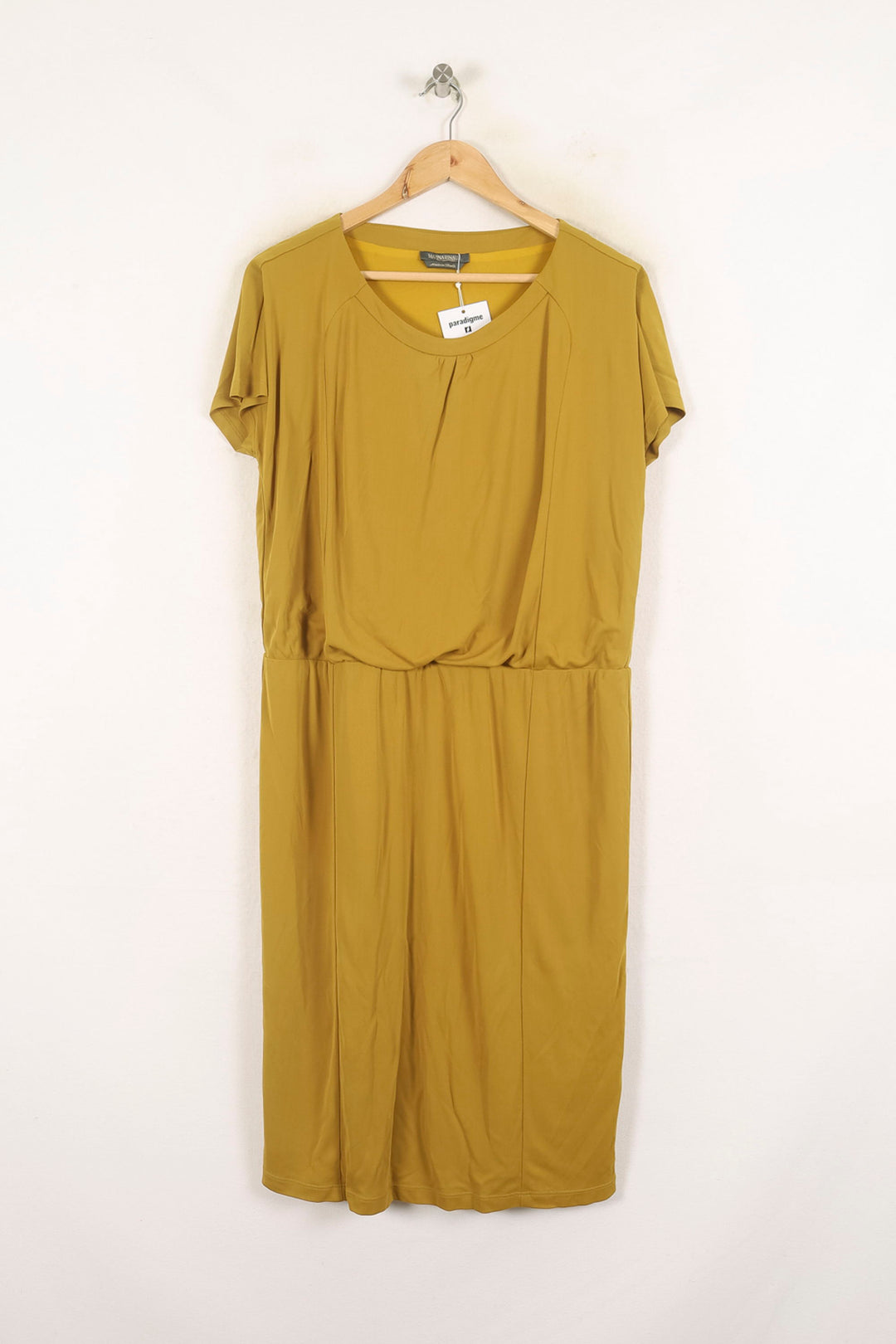 Robe Longue Jaune - Taille M/38 de la marque Marina Rinaldi | PARAD73581 - Vendu par Paradigme - Image 2