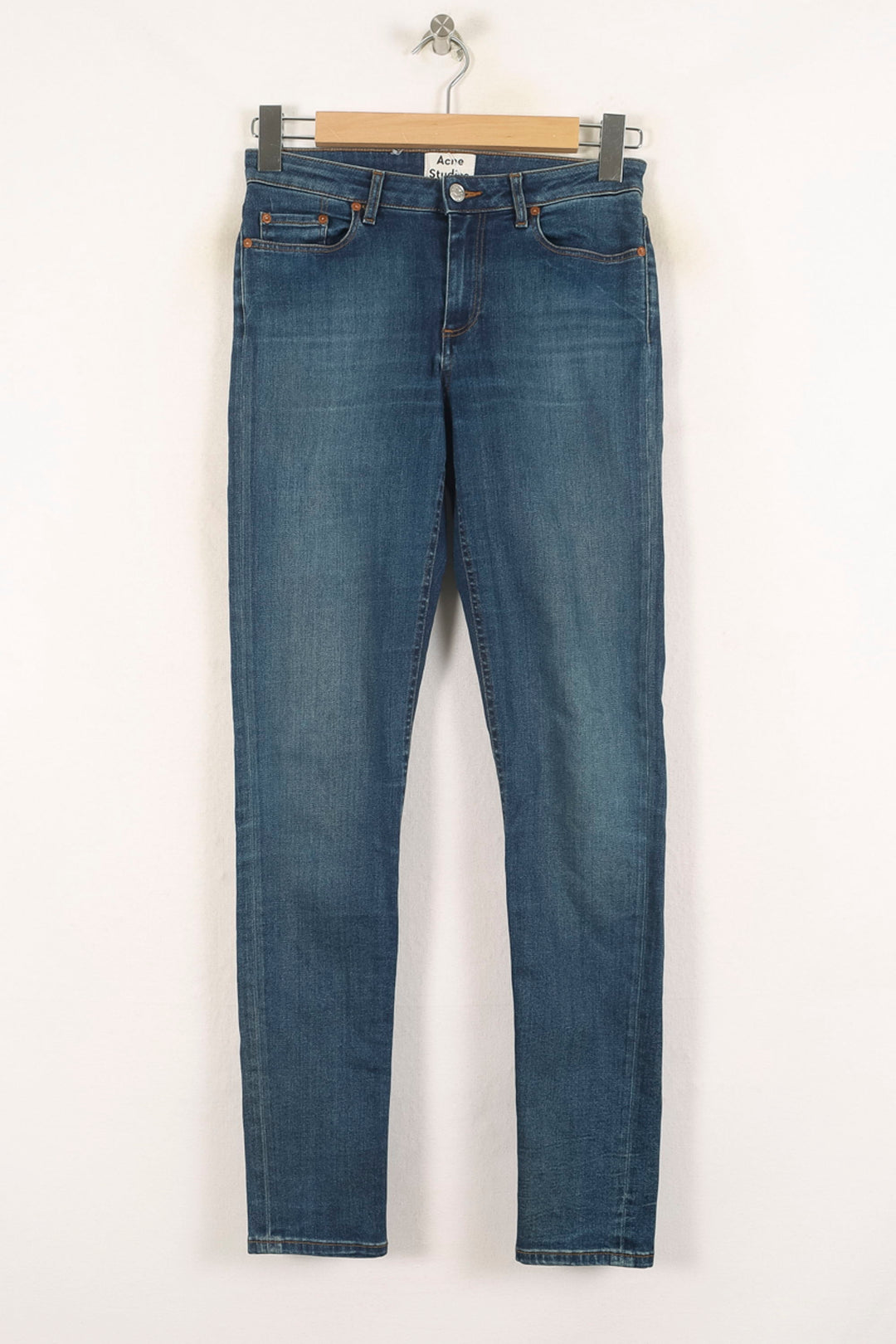 Jean Slim Bleu - Taille S/36 de la marque Acne Studios | PARAD73582 - Vendu par Paradigme - Image 2