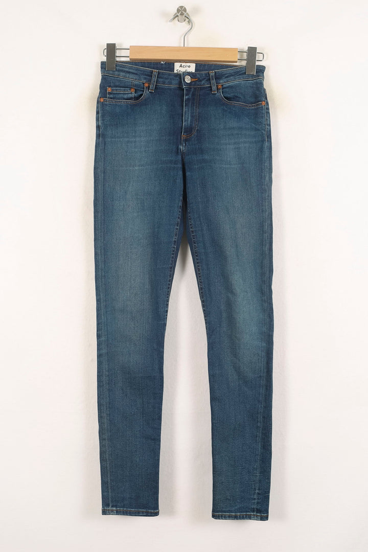Jean Slim Bleu - Taille S/36 de la marque Acne Studios | PARAD73582 - Vendu par Paradigme - Image 2