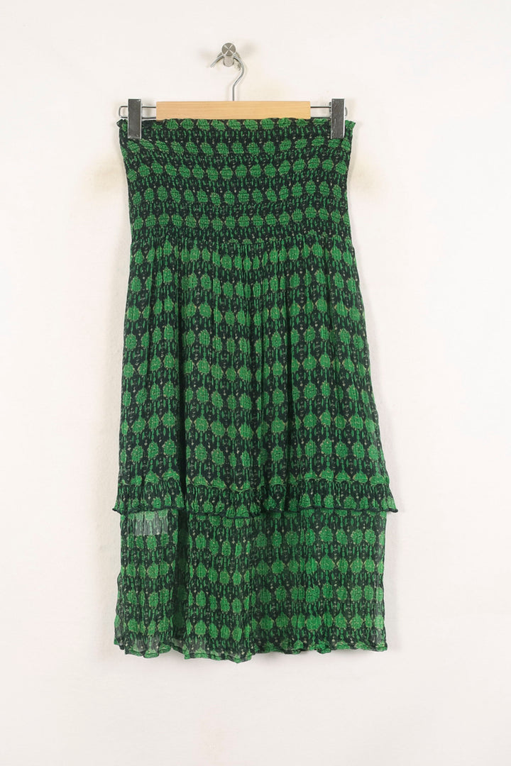 Robe Verte et Noire - Taille S/36 de la marque La Fée Maraboutée | PARAD73584 - Vendu par Paradigme - Image 4