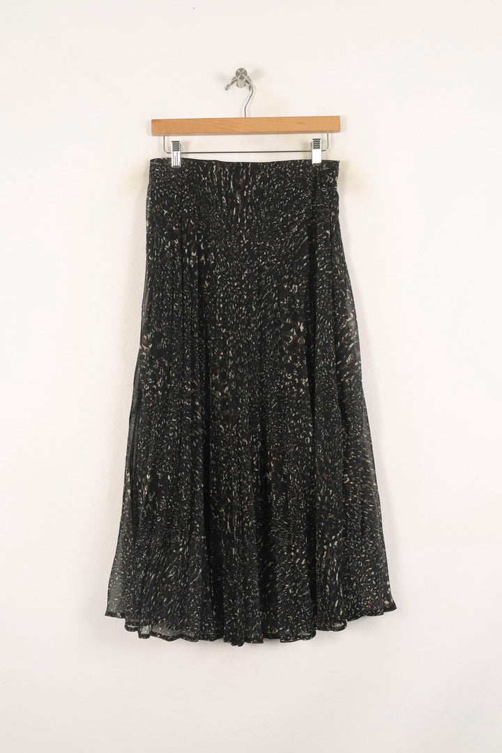 Jupe Plissée Noire - Taille M/38 de la marque La Fée Maraboutée | PARAD73585 - Vendu par Paradigme - Image 4