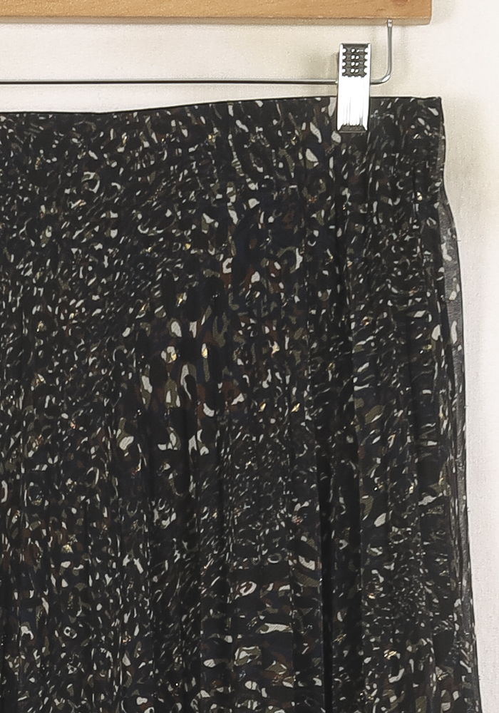 Jupe Plissée Noire - Taille M/38 de la marque La Fée Maraboutée | PARAD73585 - Vendu par Paradigme - Image 3