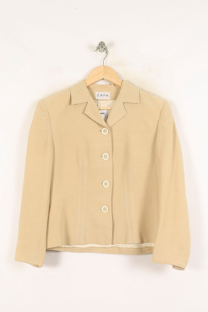 Veste Beige - Taille M/38 de la marque ZAPA | PARAD73600 - Vendu par Paradigme - Image 2