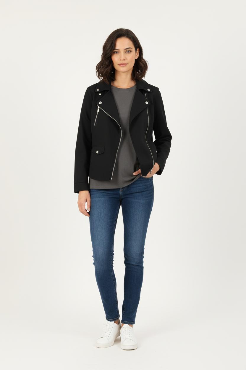 Blouson Noir - Taille XS/34 de la marque Filippa K | PARAD73603 - Vendu par Paradigme - Image 1