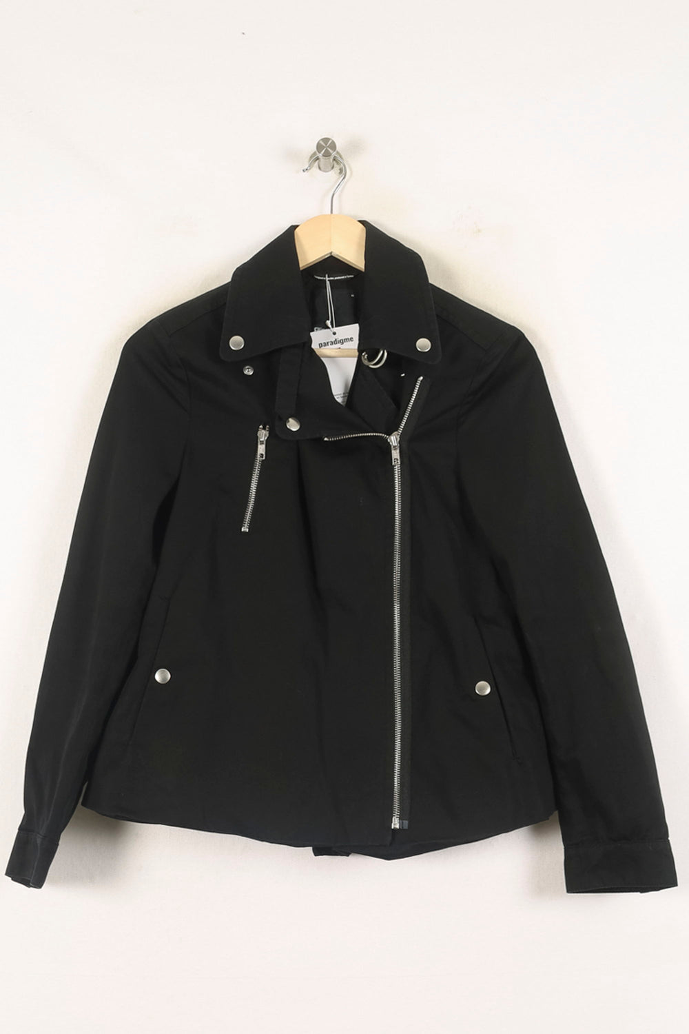 Blouson Noir - Taille XS/34 de la marque Filippa K | PARAD73603 - Vendu par Paradigme - Image 2