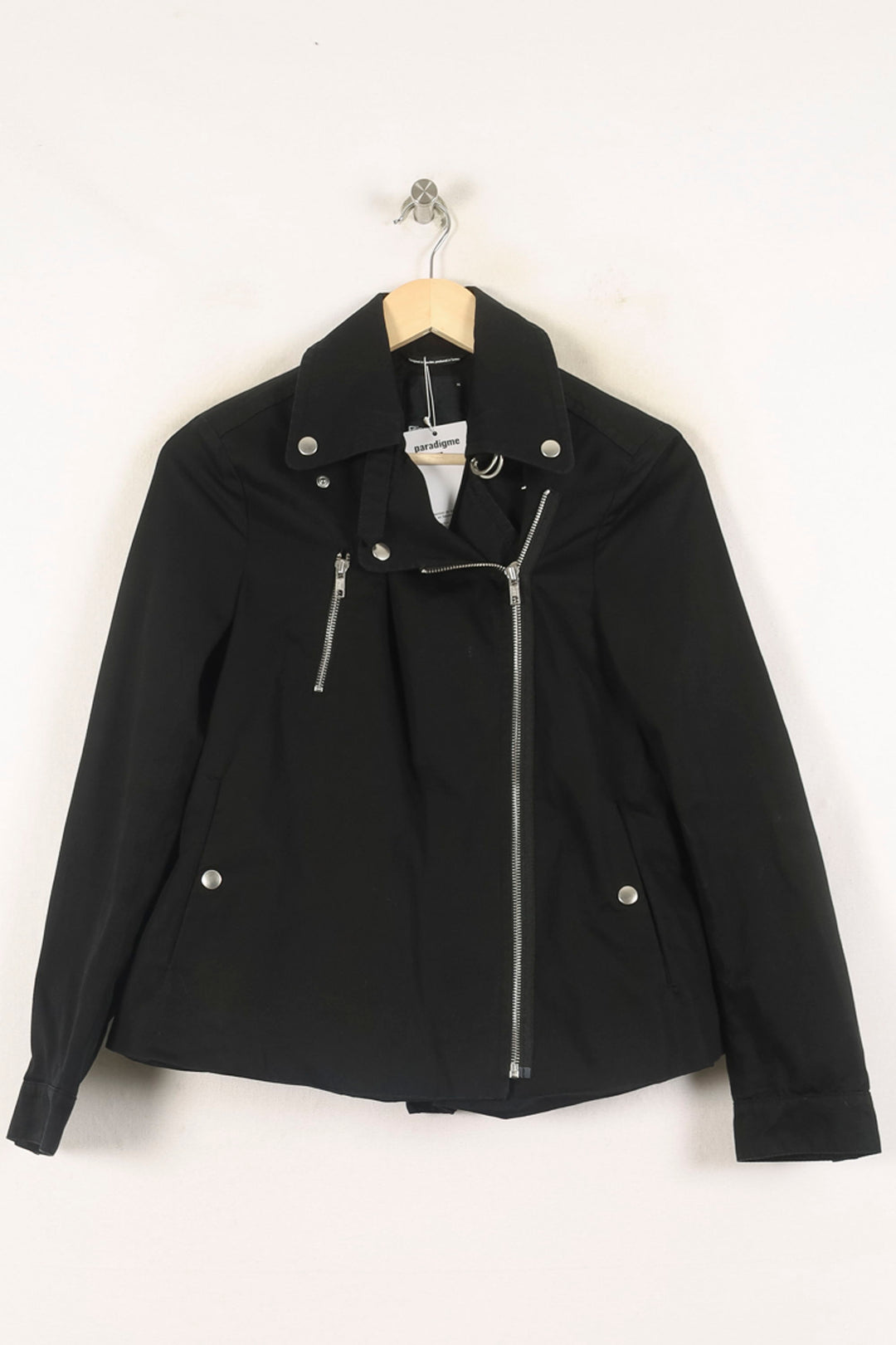 Blouson Noir - Taille XS/34 de la marque Filippa K | PARAD73603 - Vendu par Paradigme - Image 2