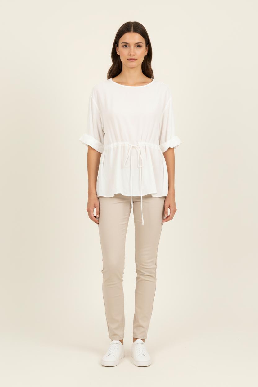Blouse Blanche - Taille M/38 de la marque IKKS | PARAD73605 - Vendu par Paradigme - Image 1
