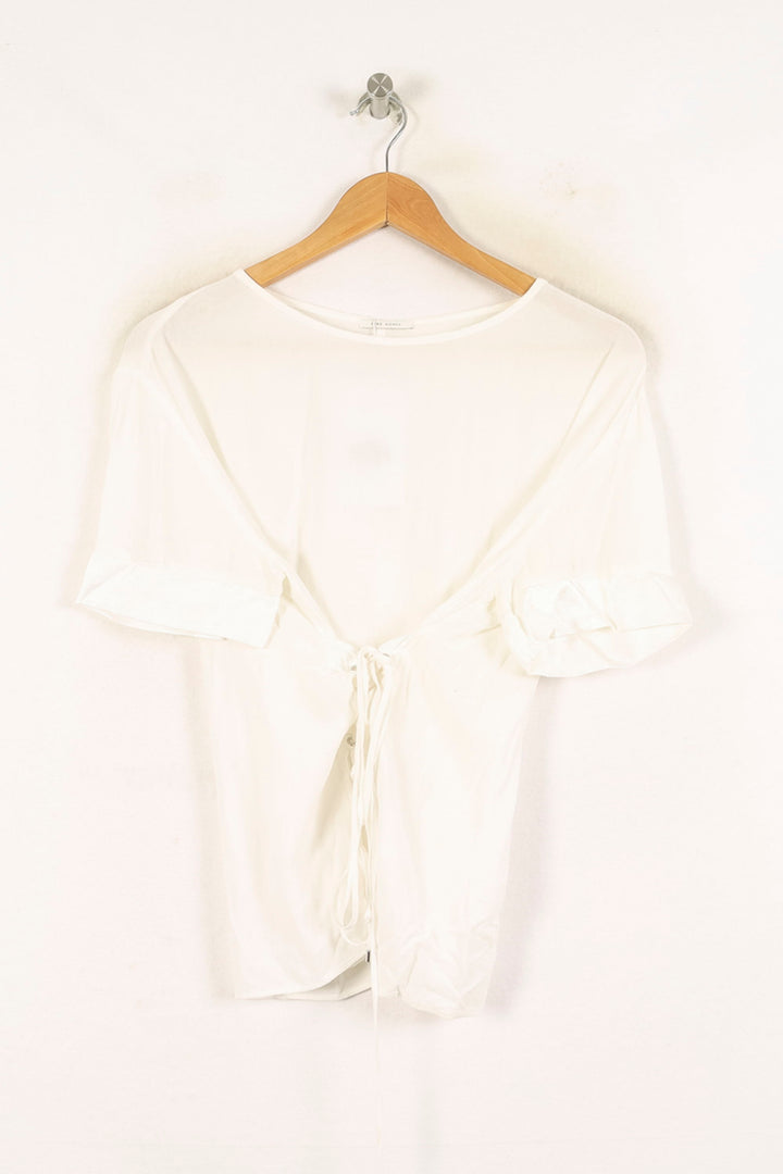 Blouse Blanche - Taille M/38 de la marque IKKS | PARAD73605 - Vendu par Paradigme - Image 2