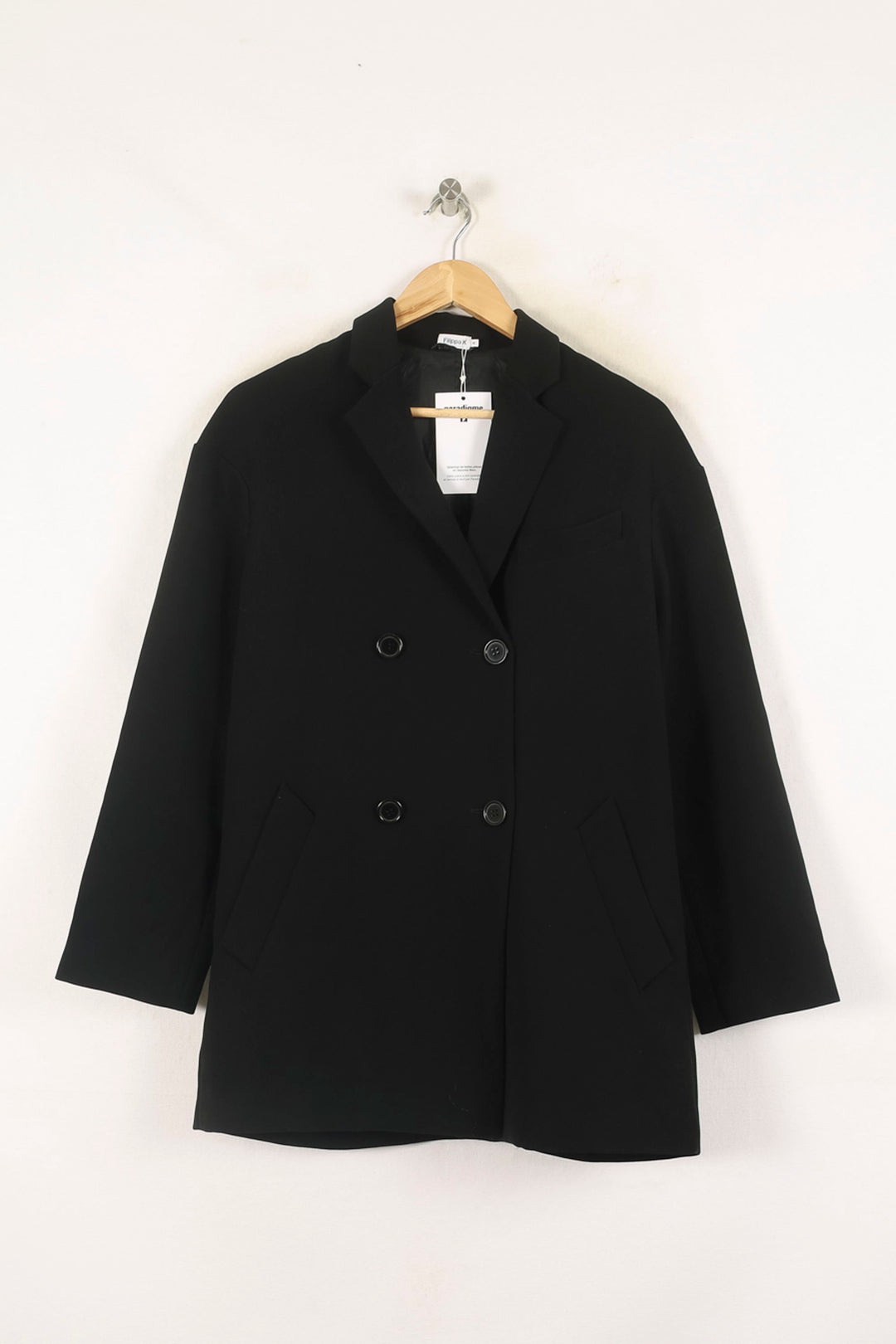 Blazer Noir - Taille XS/34 de la marque Filippa K | PARAD73607 - Vendu par Paradigme - Image 2