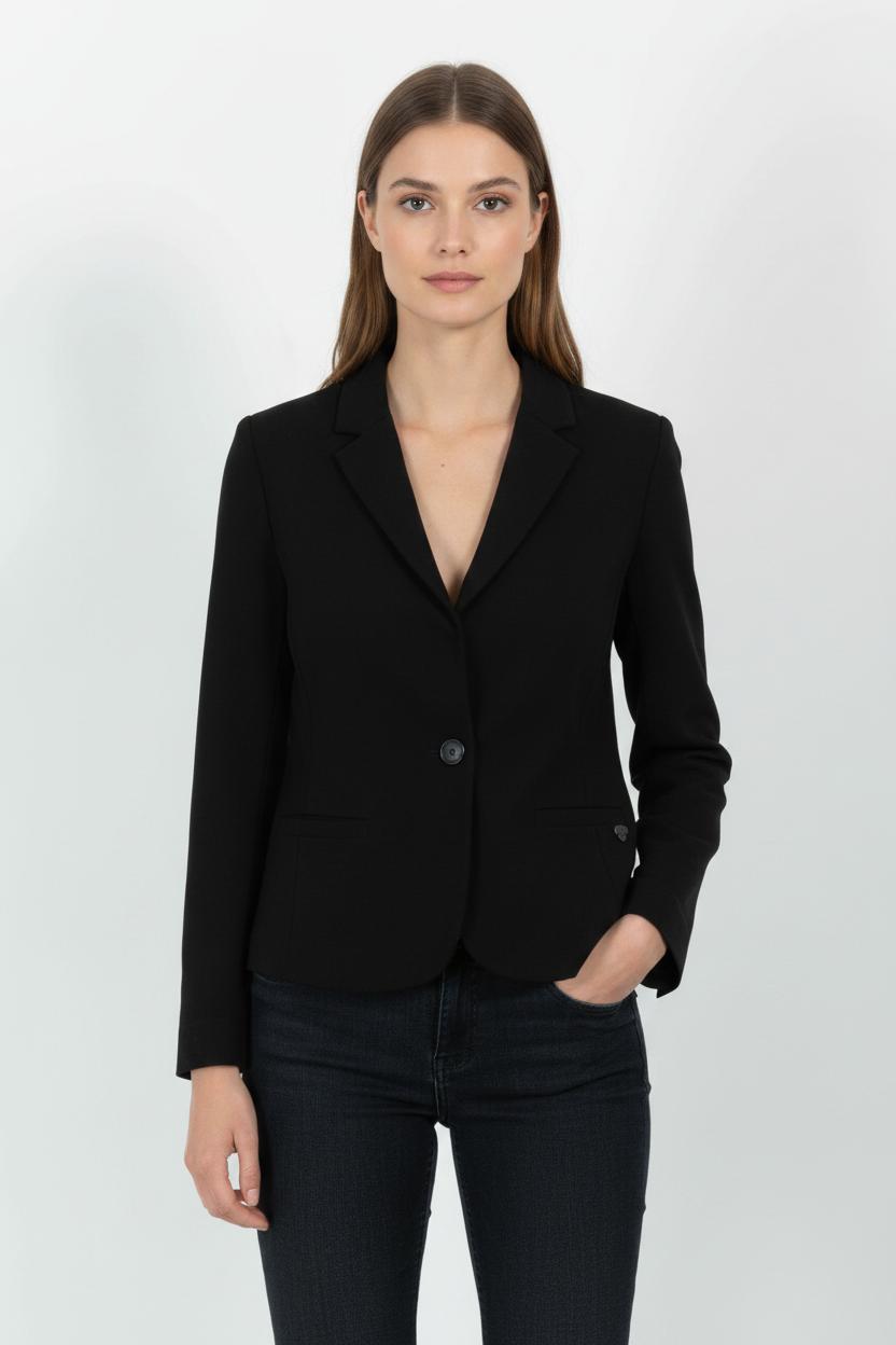 Veste Noire - Taille M/38 de la marque IKKS | PARAD73608 - Vendu par Paradigme - Image 1