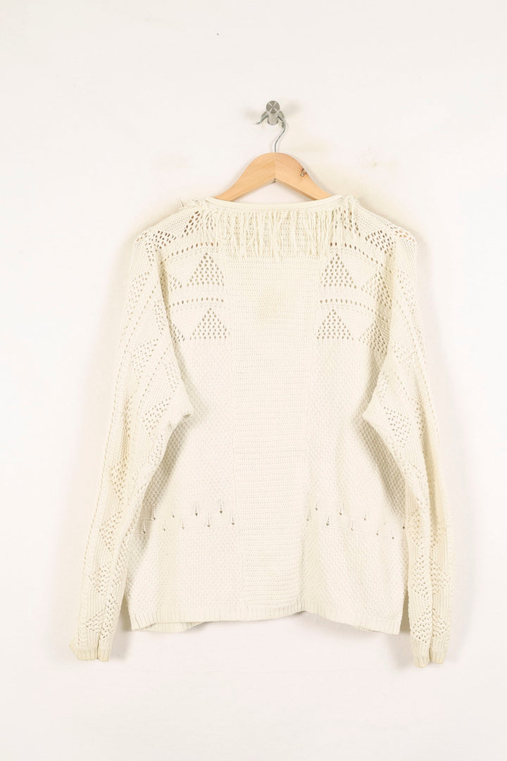 Cardigan Beige - Taille L/40 de la marque IKKS | PARAD73610 - Vendu par Paradigme - Image 4