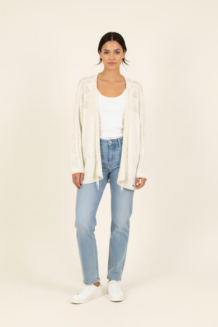 Cardigan Beige - Taille L/40 de la marque IKKS | PARAD73610 - Vendu par Paradigme - Image 1