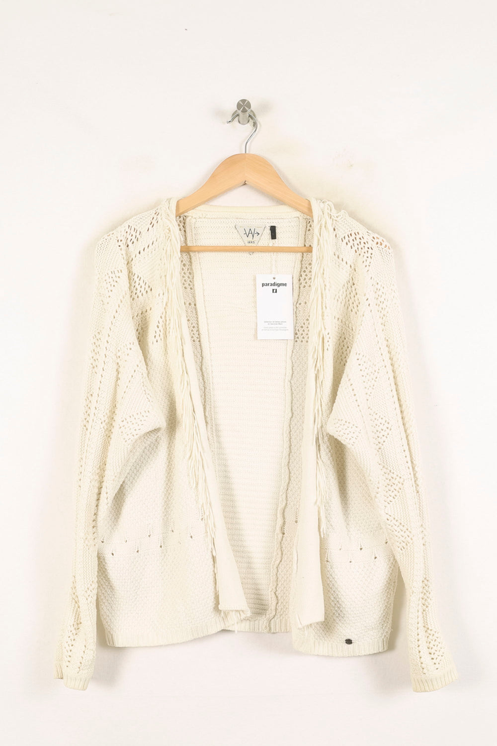 Cardigan Beige - Taille L/40 de la marque IKKS | PARAD73610 - Vendu par Paradigme - Image 2