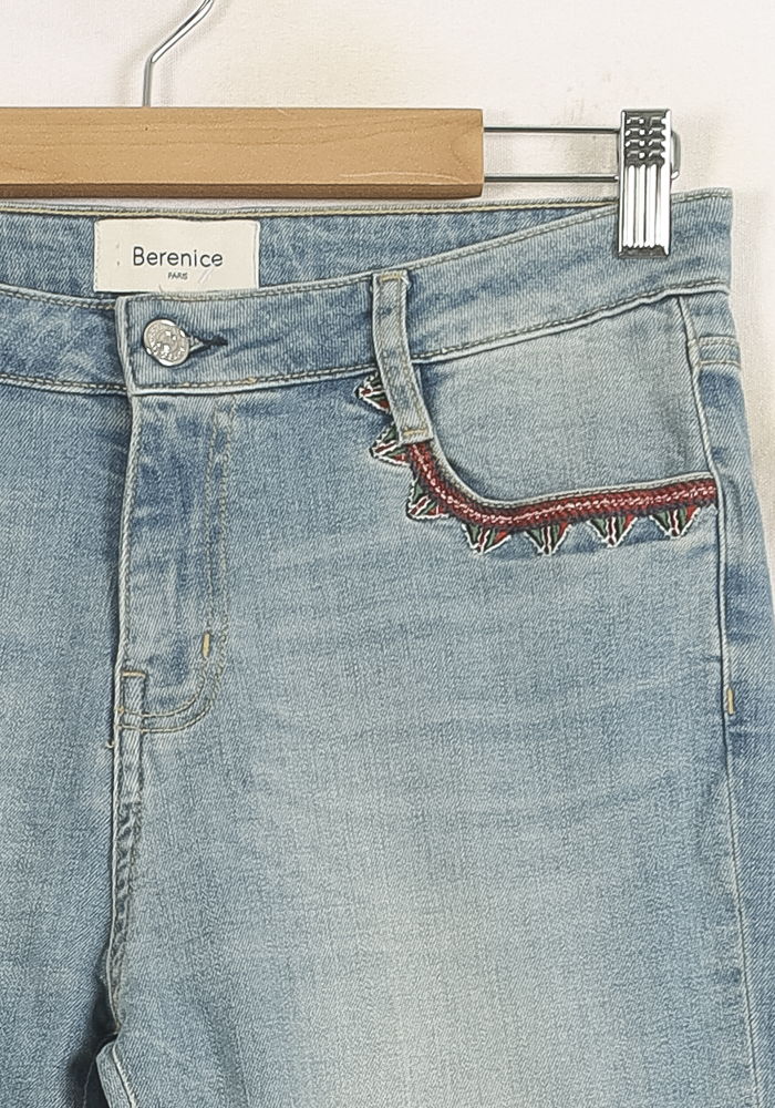 Jean Délavé Bleu - Taille L/40 de la marque Bérénice | PARAD73613 - Vendu par Paradigme - Image 3