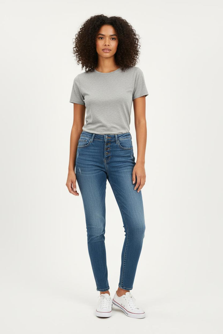 Jean Slim Bleu - Taille S/36 de la marque Bérénice | PARAD73616 - Vendu par Paradigme - Image 1
