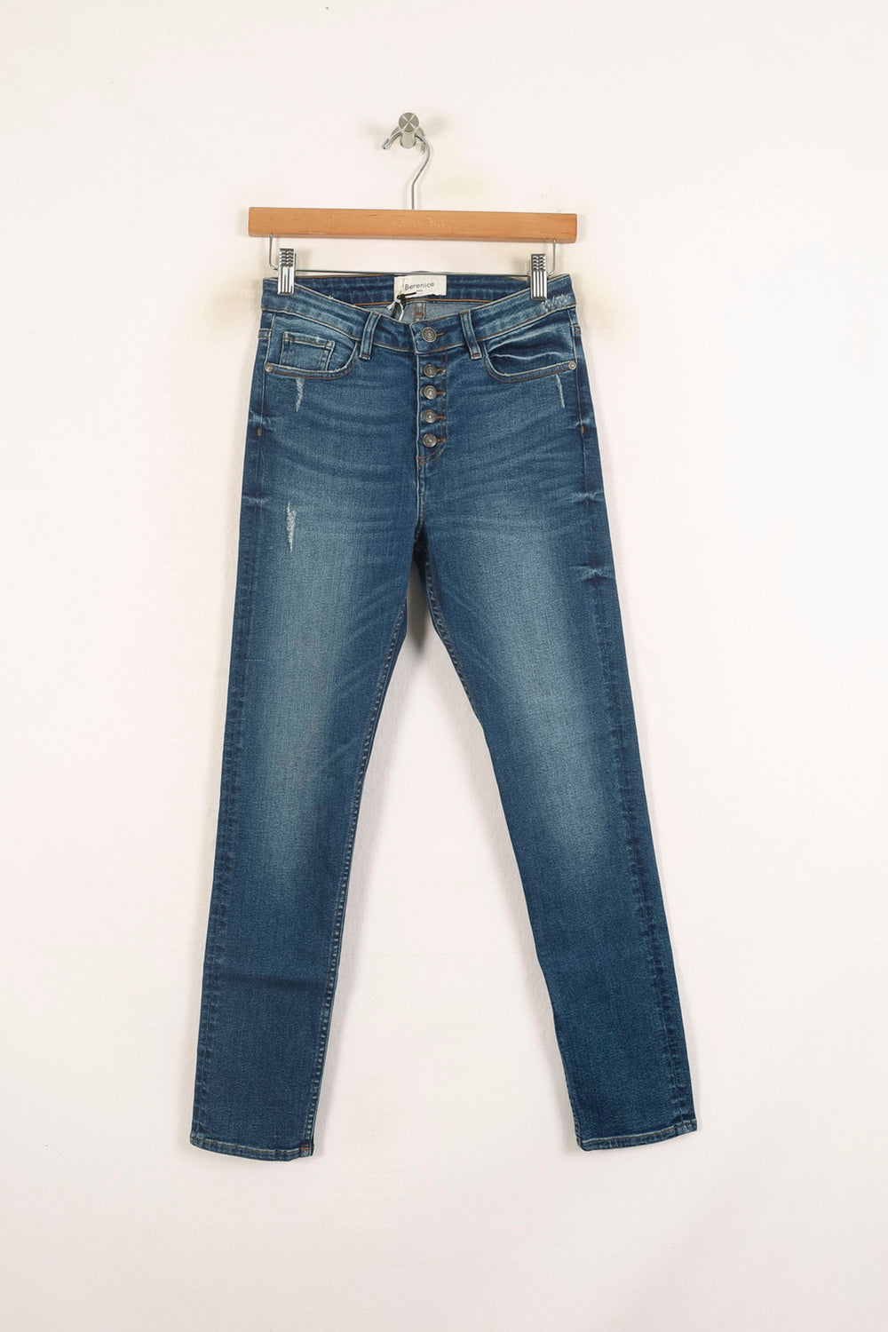 Jean Slim Bleu - Taille S/36 de la marque Bérénice | PARAD73616 - Vendu par Paradigme - Image 2
