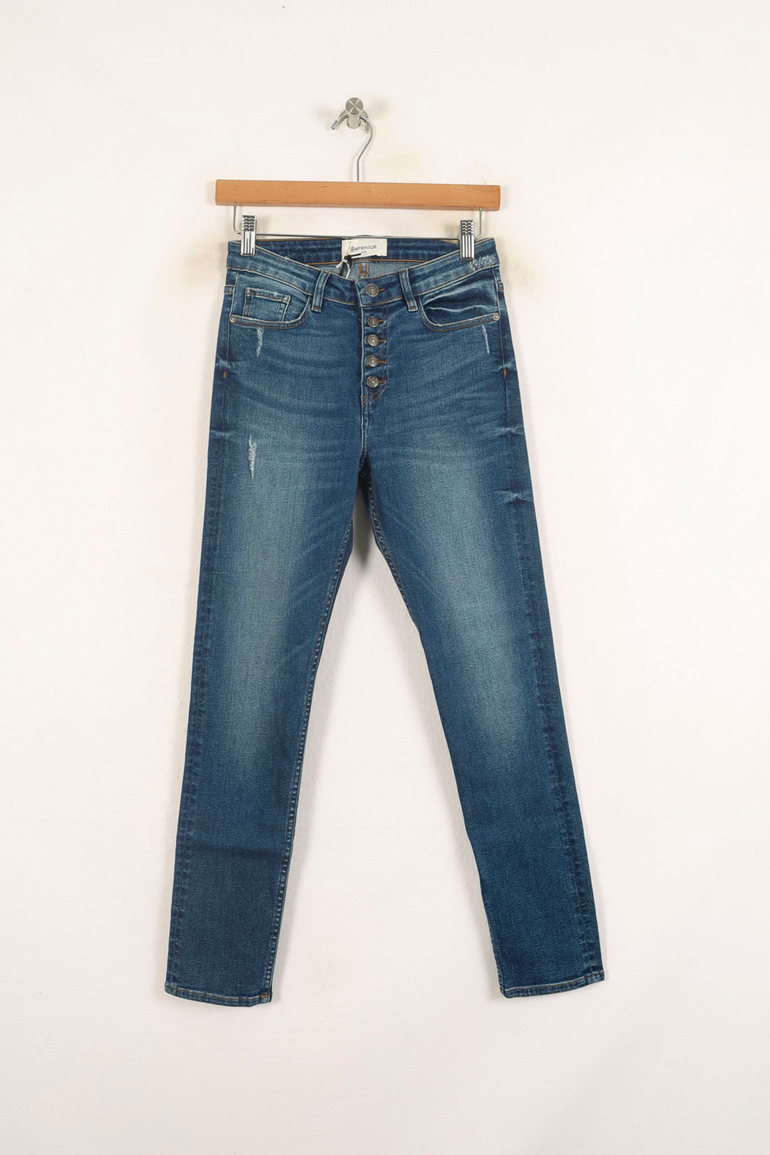 Jean Slim Bleu - Taille S/36 de la marque Bérénice | PARAD73616 - Vendu par Paradigme - Image 2