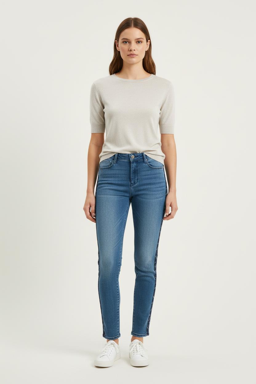Jean Skinny Bleu - Taille S/36 de la marque Bérénice | PARAD73617 - Vendu par Paradigme - Image 1