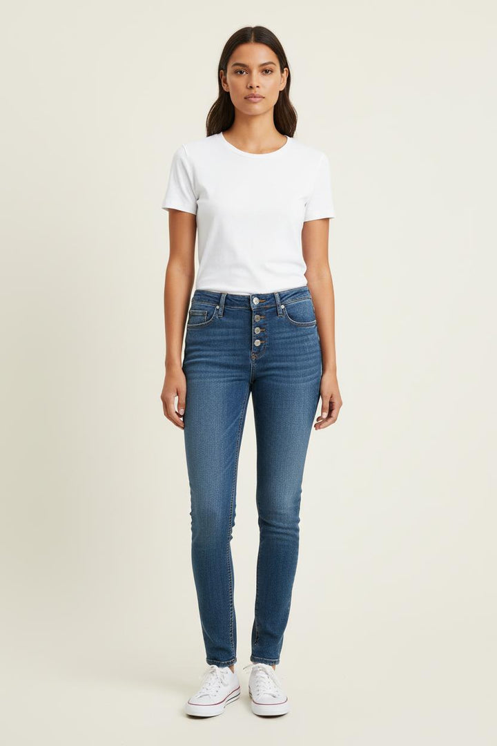 Jean Slim Bleu - Taille S/36 de la marque Bérénice | PARAD73618 - Vendu par Paradigme - Image 1