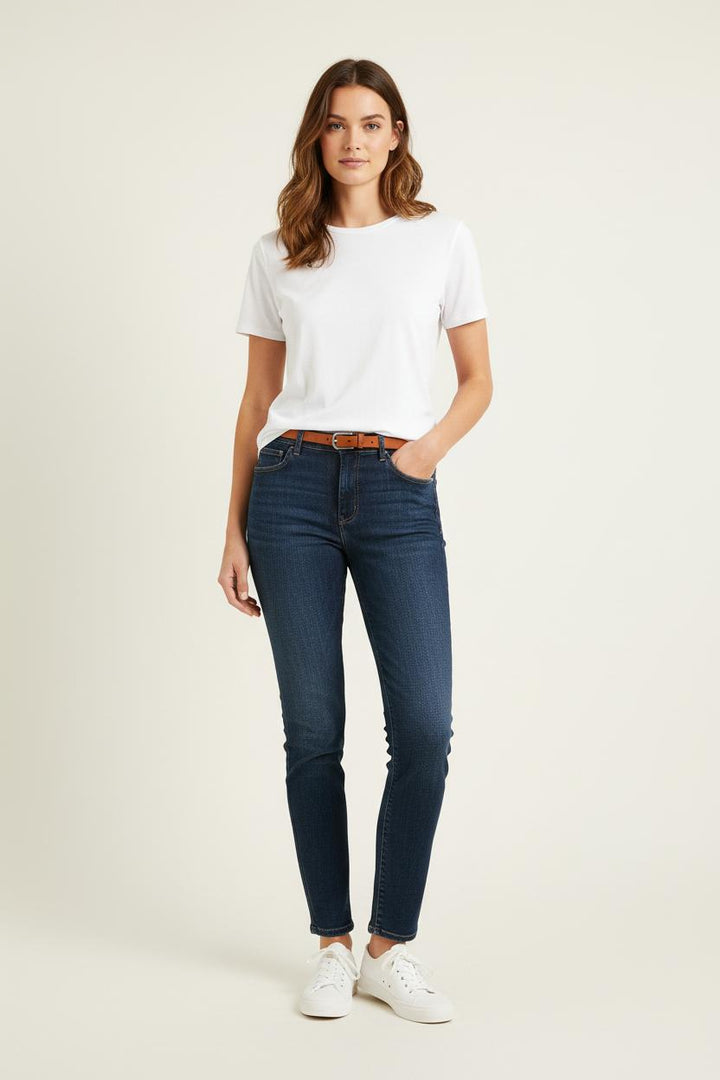 Jean Slim Bleu - Taille S/36 de la marque Bérénice | PARAD73619 - Vendu par Paradigme - Image 1