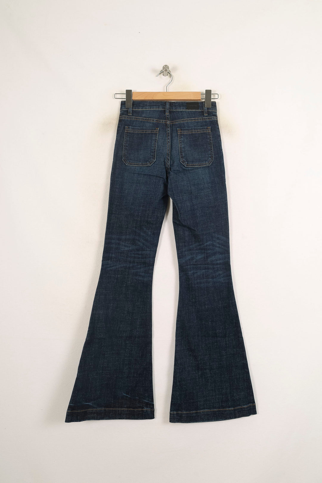 Jean Évasé Bleu - Taille S/36 de la marque Bérénice | PARAD73623 - Vendu par Paradigme - Image 4