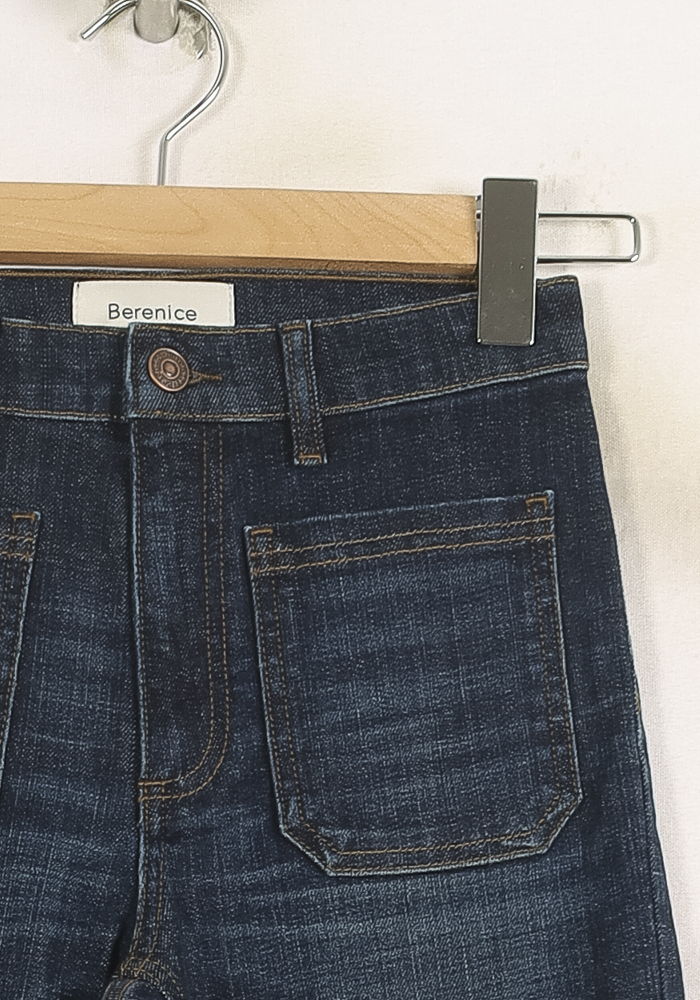 Jean Évasé Bleu - Taille S/36 de la marque Bérénice | PARAD73623 - Vendu par Paradigme - Image 3