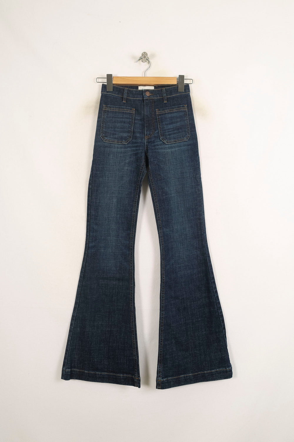 Jean Évasé Bleu - Taille S/36 de la marque Bérénice | PARAD73631 - Vendu par Paradigme - Image 2