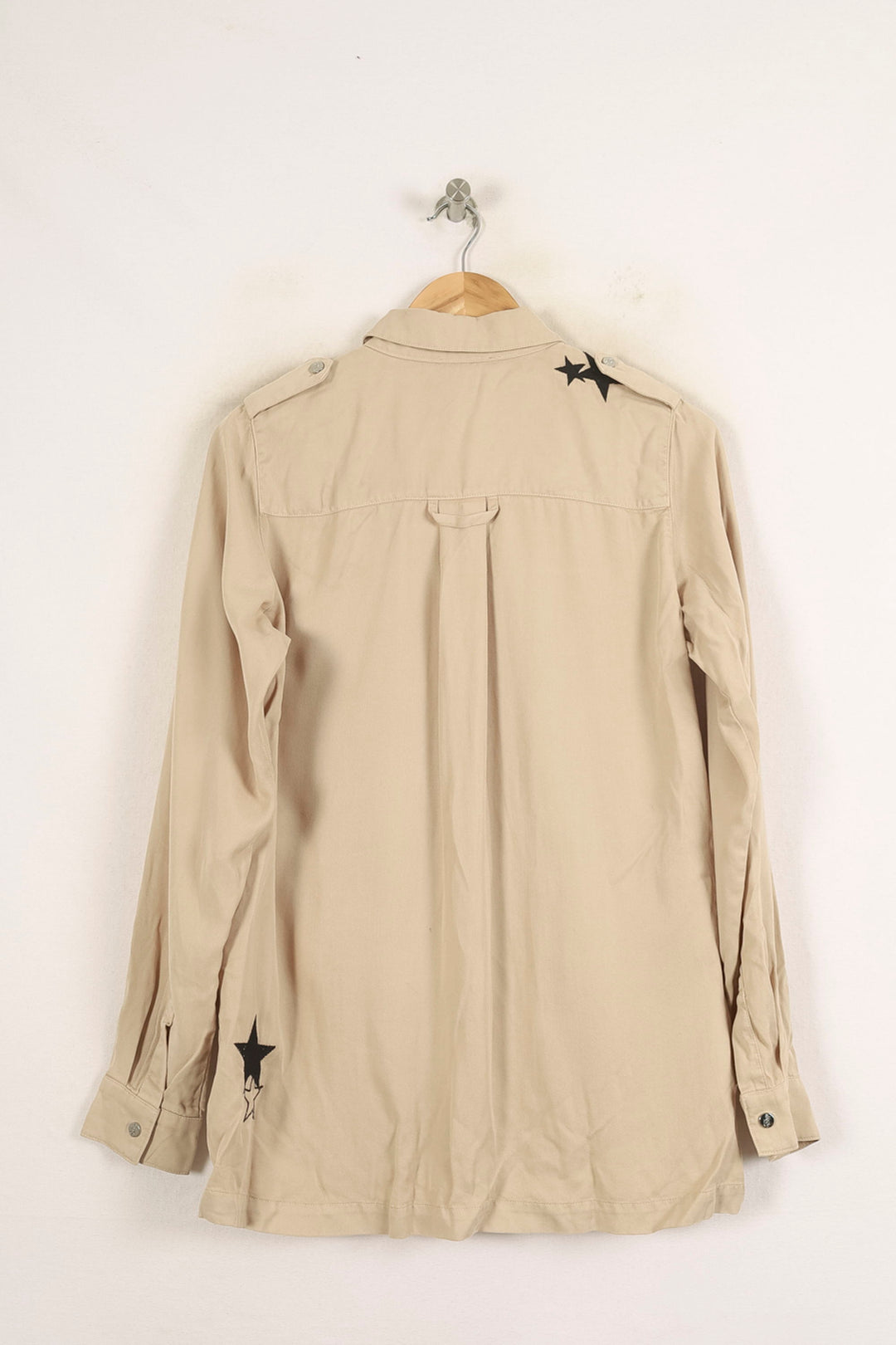 Surchemise Beige et Noire - Taille S/36 de la marque Bérénice | PARAD73634 - Vendu par Paradigme - Image 4