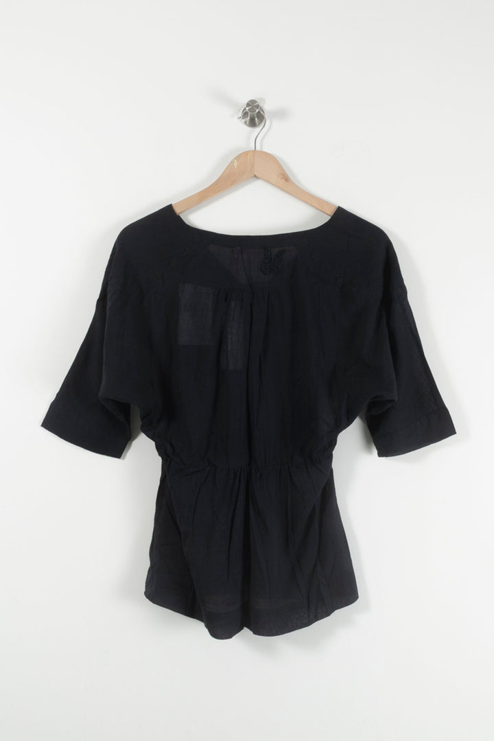 Blouse Noire - Taille S/36 de la marque Bérénice | PARAD73637 - Vendu par Paradigme - Image 4