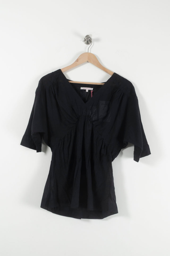 Blouse Noire - Taille S/36 de la marque Bérénice | PARAD73637 - Vendu par Paradigme - Image 2