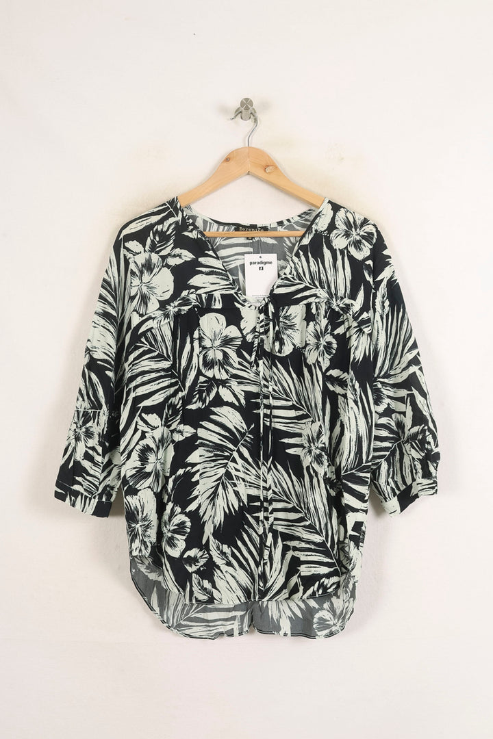 Blouse Noire et Blanche - Taille S/36 de la marque Bérénice | PARAD73639 - Vendu par Paradigme - Image 2