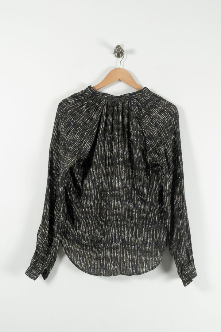 Blouse Noire et Blanche - Taille S/36 de la marque Bérénice | PARAD73642 - Vendu par Paradigme - Image 4