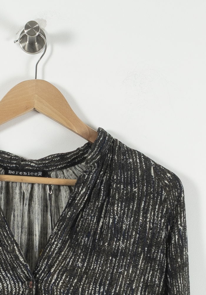 Blouse Noire et Blanche - Taille S/36 de la marque Bérénice | PARAD73642 - Vendu par Paradigme - Image 3