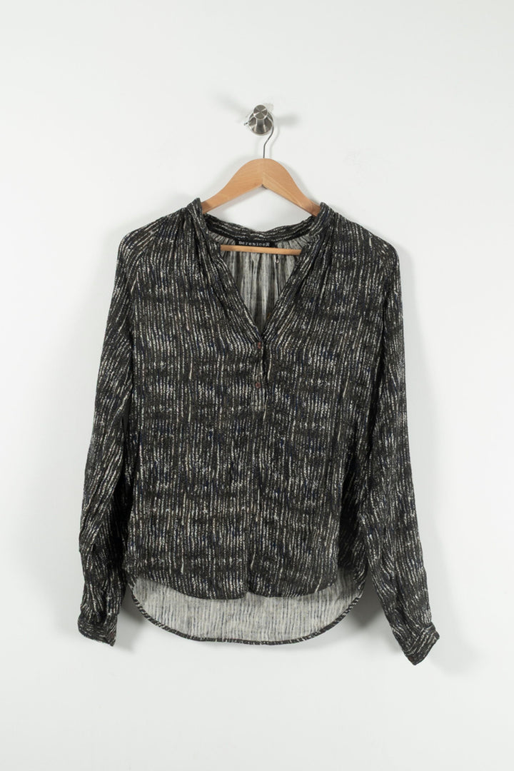 Blouse Noire et Blanche - Taille S/36 de la marque Bérénice | PARAD73642 - Vendu par Paradigme - Image 2