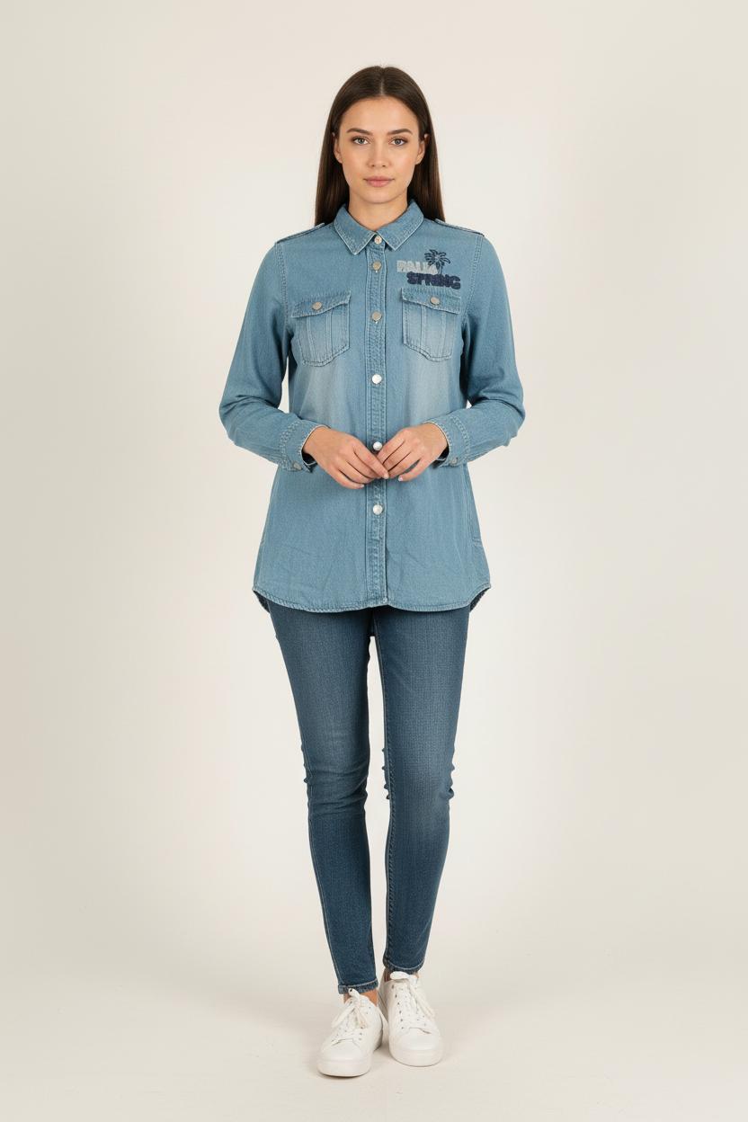 Surchemise Bleue - Taille S/36 de la marque Bérénice | PARAD73644 - Vendu par Paradigme - Image 1